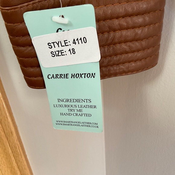 Womens Carrie Hoxton Leather Jacket, Brand New - Picture 3 of 3